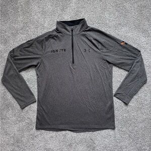 Under Armour Grey Charcoal Quarter-Zip Top